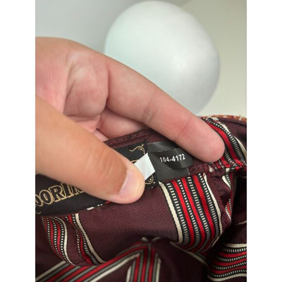 Goorin Bros Red and Tan Houndstooth Hat - Picture 5 of 6